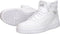 PUMA Rebound V6 Mid Jr - Hoge sneakers - Gerecycled materiaal - PUMA White-Cool Light Gray