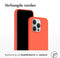 Accezz Liquid Silicone Backcover - iPhone 15 Pro Max - Schokabsorberend - Oranje