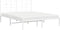 vidaXL - Bedframe - met - hoofdbord - metaal - wit - 160x200 - cm