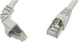 Telegärtner 100008011 RJ45 Netwerkkabel, patchkabel CAT 6A S/FTP 1.00 m Grijs Vlambestendig, Snagless 1 stuk(s)