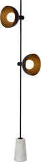 Atmooz - Vloerlamp Igor - E27 - zwart - Staande Lamp - Stalamp - Woonkamer - Hoogte 170cm - Metaal