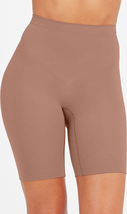 Spanx Power Series - Power Short - Slankmakende panelen - Cafe au Lait (Dark Nude) - Maat L