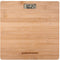 Grundig Personenweegschaal - Digitale Weegschaal Bamboe - Capaciteit tot 180kg - 28x28 cm