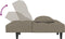 vidaXL - Slaapbank - 2-zits - met - 2 - kussens - fluweel - lichtgrijs