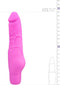 Realistische siliconen vibrator - roze