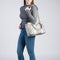 Guess Holly - Handtas - Snakeprint - Grijs