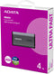 Adata Elite SE880 - Externe SSD 4TB - USB 3.2 Gen2x2 (20Gb/s) - Lezen 2000MB/s