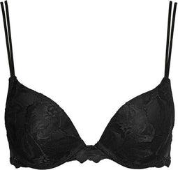 After Eden Anna - Push-up BH - Sexy gelbeha met multifunctionele schouderbandjes - Zwart - Maat E80