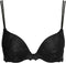 After Eden Anna - Push-up BH - Sexy gelbeha met multifunctionele schouderbandjes - Zwart - Maat E80