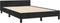 vidaXL - Bedframe - zonder - matras - 120x190 - cm - fluweel - zwart