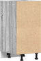 vidaXL - Onderkast - 40x44,5x81,5 - cm - bewerkt - hout - grijs - sonoma - eikenkleur