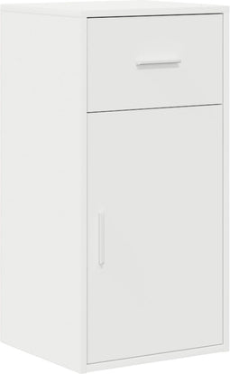 vidaXL - Dressoir - Wit - 38x34,5x75 - cm - Gelaagd - Hout