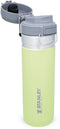 Stanley Quick Flip Waterfles 0,7L | Citron | Lekvrije Drinkfles | Roestvrijstalen Waterfles | Afsluitdeksel met Drukknop | BPA-Vrij | Compatibel met Bekerhouders | Vaatwasmachinebestendig