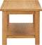 vidaXL - Salontafel - 110x55x40 - cm - massief - eikenhout
