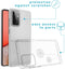 iMoshion Hoesje Geschikt voor Samsung Galaxy A72 Hoesje Siliconen - iMoshion Design hoesje - Wit / Transparant / Dandelion