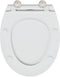 vidaXL - Snelle - Bevestiging - Toiletzitting - met - Soft - Close - Duroplast - Wit