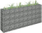 vidaXL - Gabion - plantenbak - verhoogd - 180x30x90 - cm - gegalvaniseerd - staal