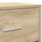 vidaXL - Nachtkastje - met - lade - 40x34x50 - cm - sonoma - eikenkleurig