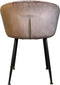 PTMD Eetkamerstoel Move Velvet Bruin 73 x 56 x 55