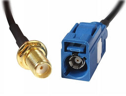 Delock Antenna Cable - SMA Jack > FAKRA C Jack - 200 mm - Zwart