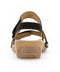 Gabor 734.1 - Sandalen - Klittenbandsluiting - Zwart - Maat 38