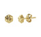 Marie Celeste - Oorknoppen - Gediamanteerd ster - Goud 14 karaat - 5 mm