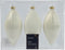 Olijf glas d6h13 cm wolwit 3st
