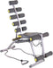 Rock Gym Rock Gym, 6-in-1 fitnessbank – Buikspiertrainer - Coretrainer – Fitnessapparaat voor thuis – Ab trainer incl. 2 weerstandsbanden & dieetgids - Roeitrainer - Sit up Armtrainer - Roeiapparaat