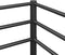 vidaXL - Stapelbed - zonder - matras - 100x200 - cm - staal - zwart
