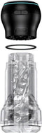 Kiiroo - Feel Pocket Stroker Crystal en Powerblow Combo - Zwart/Transparant