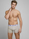 JACK&JONES JACSUPER TWIST TRUNKS - Boxershorts 3-Pack Effen Gemeleerd - Grijs Licht Blauw Groen (3-pack)