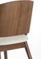 Niebla eetkamerstoel - hout bruin+beige