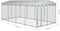 vidaXL - Hondenkennel - voor - buiten - met - dak - 7,6x3,8x2,3 - m