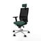 Piqueras y Crespo 2D086N2 - Bureaustoel - Hoofdsteun en armleuning - Groen