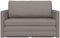 vidaXL - Hoekbankbed - 2-in-1 - Taupe - 124x71x78 - cm - Stof