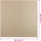 vidaXL - Vloerkleed - ZIZUR - beige - binnen - en - buiten - 200x200 - cm - jute - look