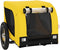 vidaXL - Hondenfietstrailer - oxford - stof - en - ijzer - geel - en - zwart