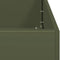 vidaXL - Plantenbak - 40x80x40 - cm - koudgewalst - staal - olijfgroen
