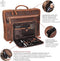 Donbolso® San Francisco - Schoudertas 17 inch - Nappa leer - Vintage Brown