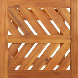 vidaXL Bijzettafel 45x45x60 cm massief acaciahout