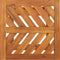 vidaXL Bijzettafel 45x45x60 cm massief acaciahout