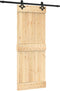 vidaXL - Schuifdeur - met - beslag - 80x210 - cm - massief - grenenhout