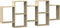 vidaXL - Wandschap - 159x18x65 - cm - bewerkt - hout - sonoma - eikenkleurig