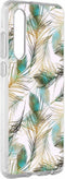 Hoesje Geschikt voor Huawei P30 Hoesje Siliconen - Design Backcover siliconen - Meerkleurig / Golden Peacock