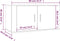 vidaXL - Tv-wandmeubel - 80x34,5x40 - cm - betongrijs