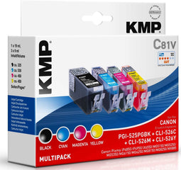 KMP C81V - Inktcartridge - 4 kleuren - (multi pack)
