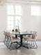 MUST Living Side chair Zola - 87x46x56 cm, glossy sand