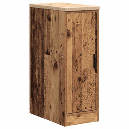 vidaXL - Garagekast - 30x51x85 - cm - massief - grenenhout - oud - hout