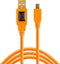 Tether Tools CU5451 - TetherPro USB 2.0 A/MiniB 5 Pin 4,6m - Oranje