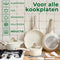 Just Perfecto JL-888 - 14-delige pannenset - Antiaanbaklaag - Beige (14 stuks)